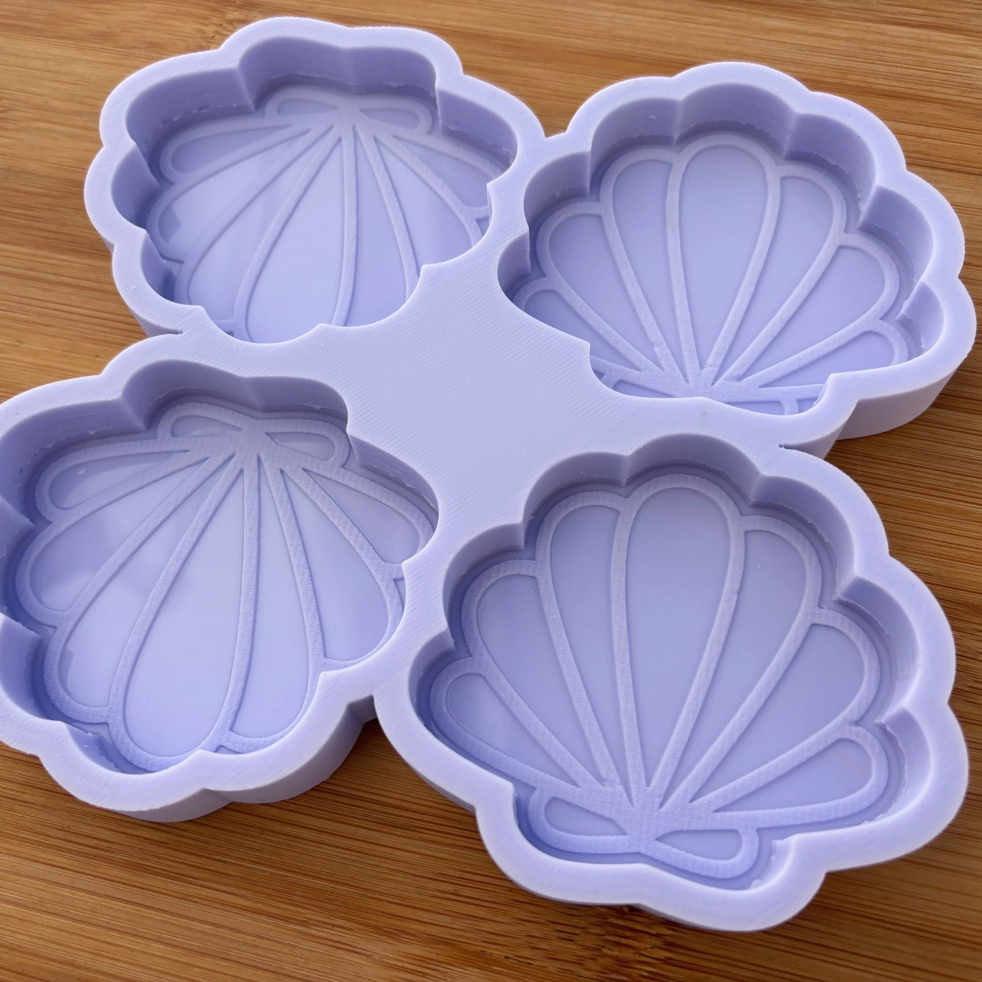 3 inch Seashell Silicone Mold - The Crafts and Glitter Shop