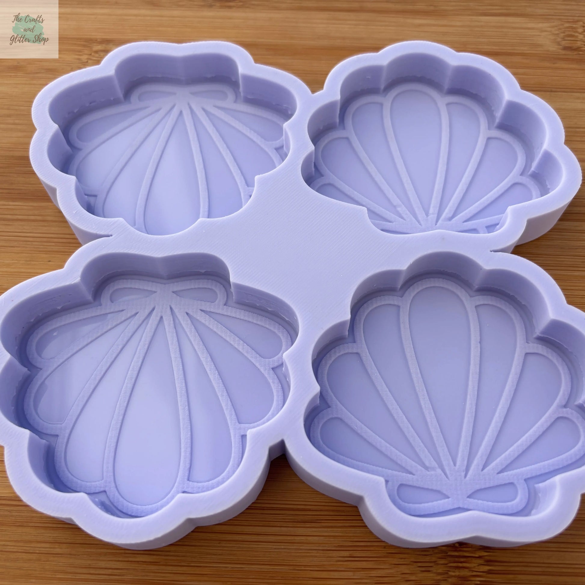 3 inch Seashell Silicone Mold - The Crafts and Glitter Shop