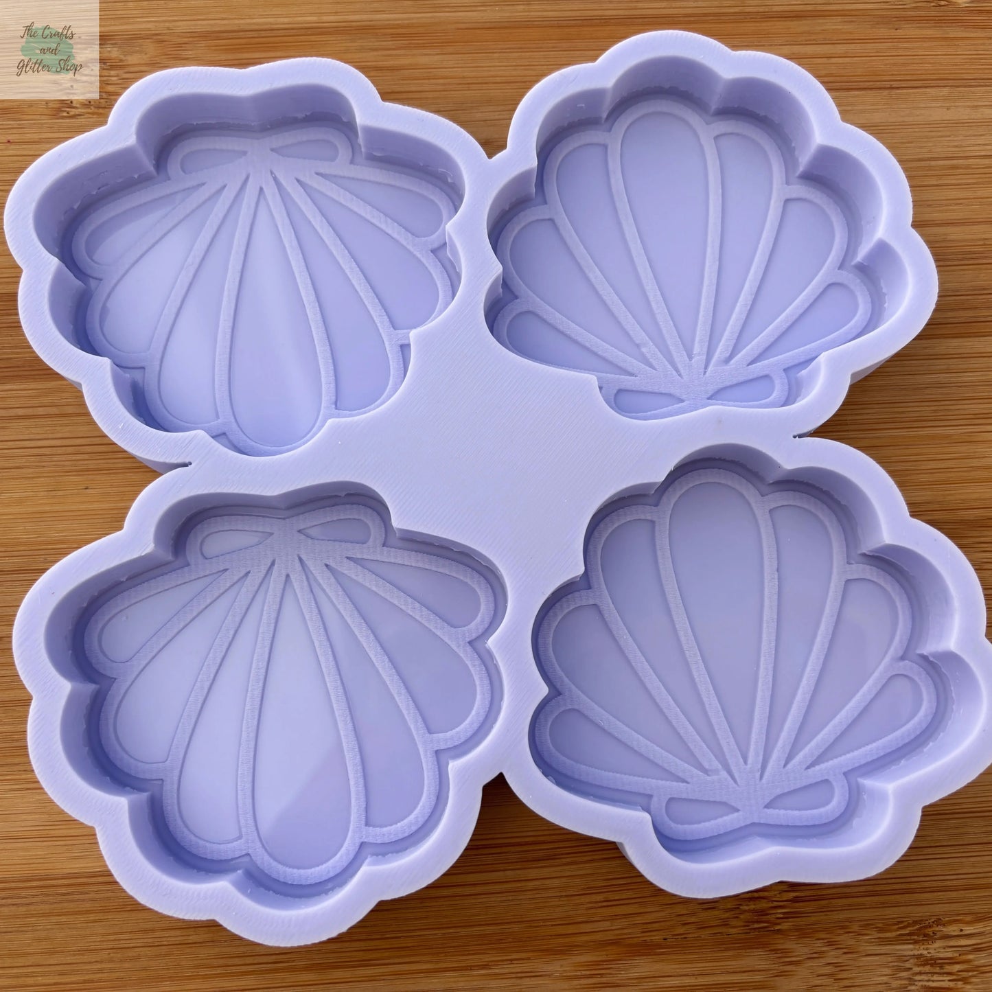 3 inch Seashell Silicone Mold - The Crafts and Glitter Shop