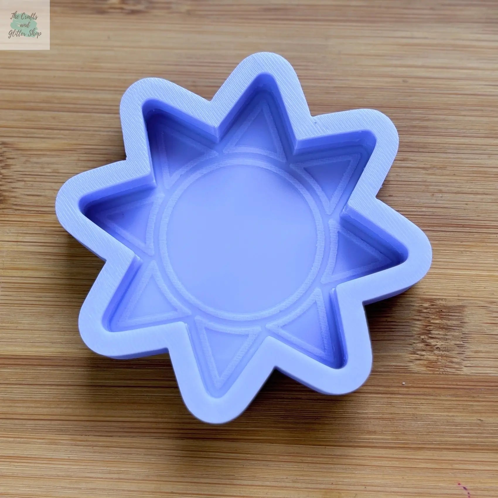 3 inch Sun Silicone Mold - The Crafts and Glitter Shop