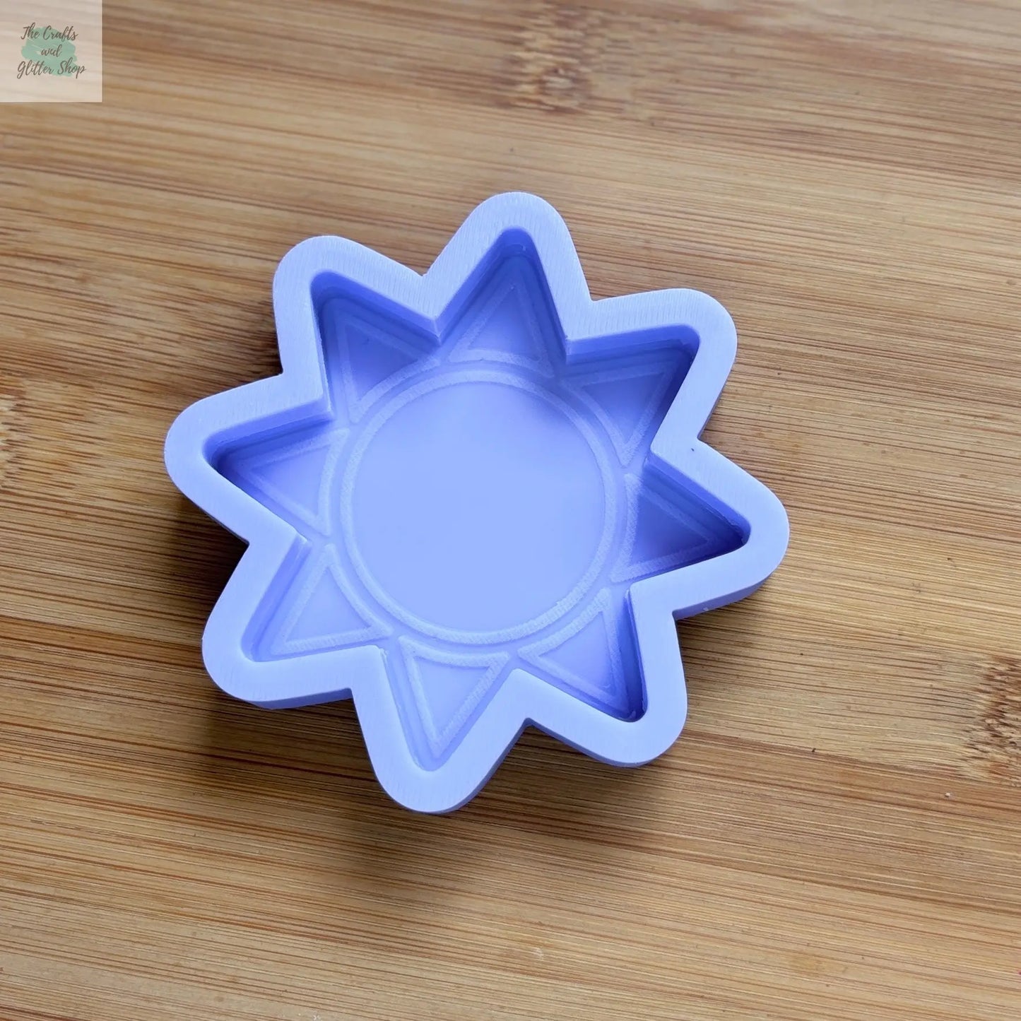 3 inch Sun Silicone Mold - The Crafts and Glitter Shop