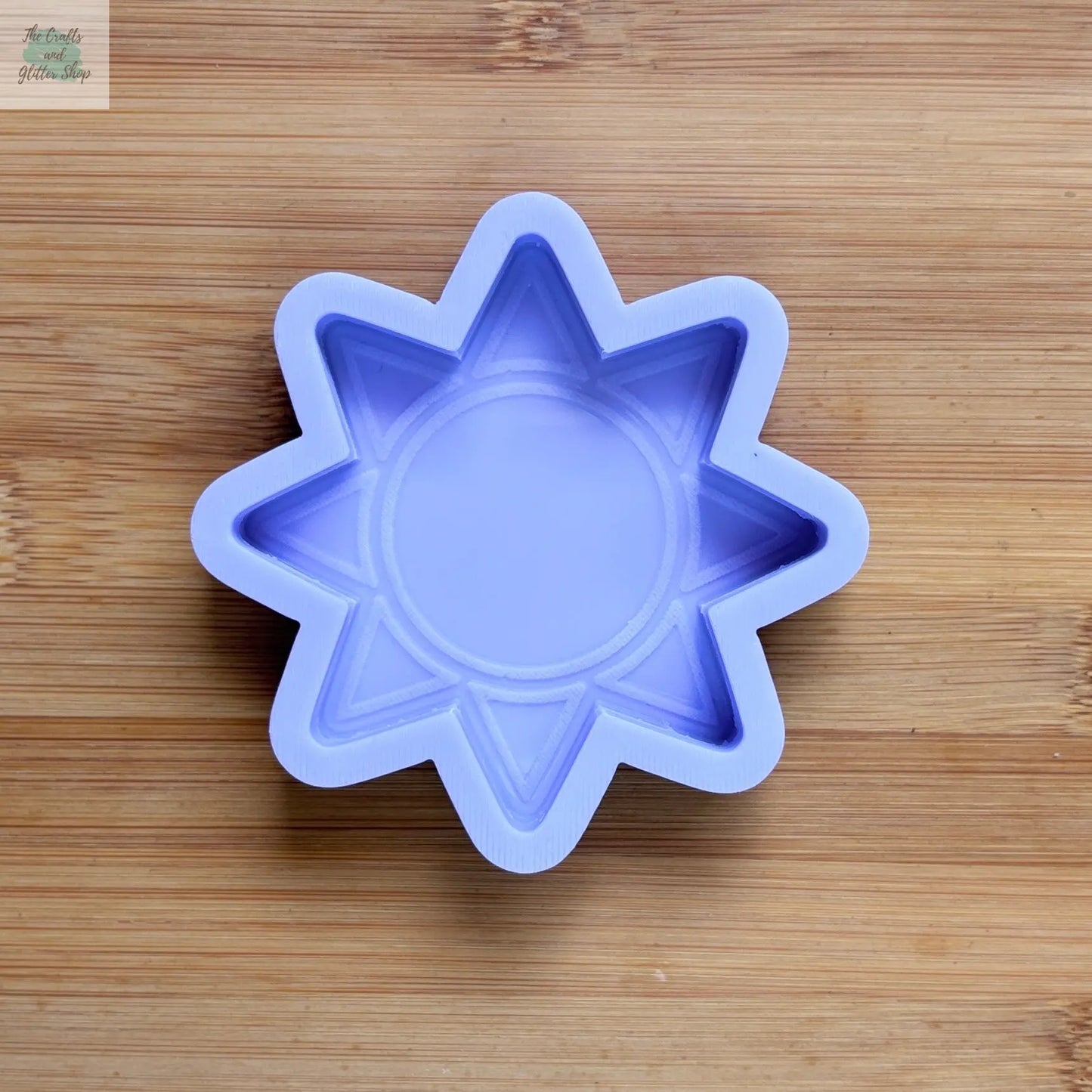 3 inch Sun Silicone Mold - The Crafts and Glitter Shop