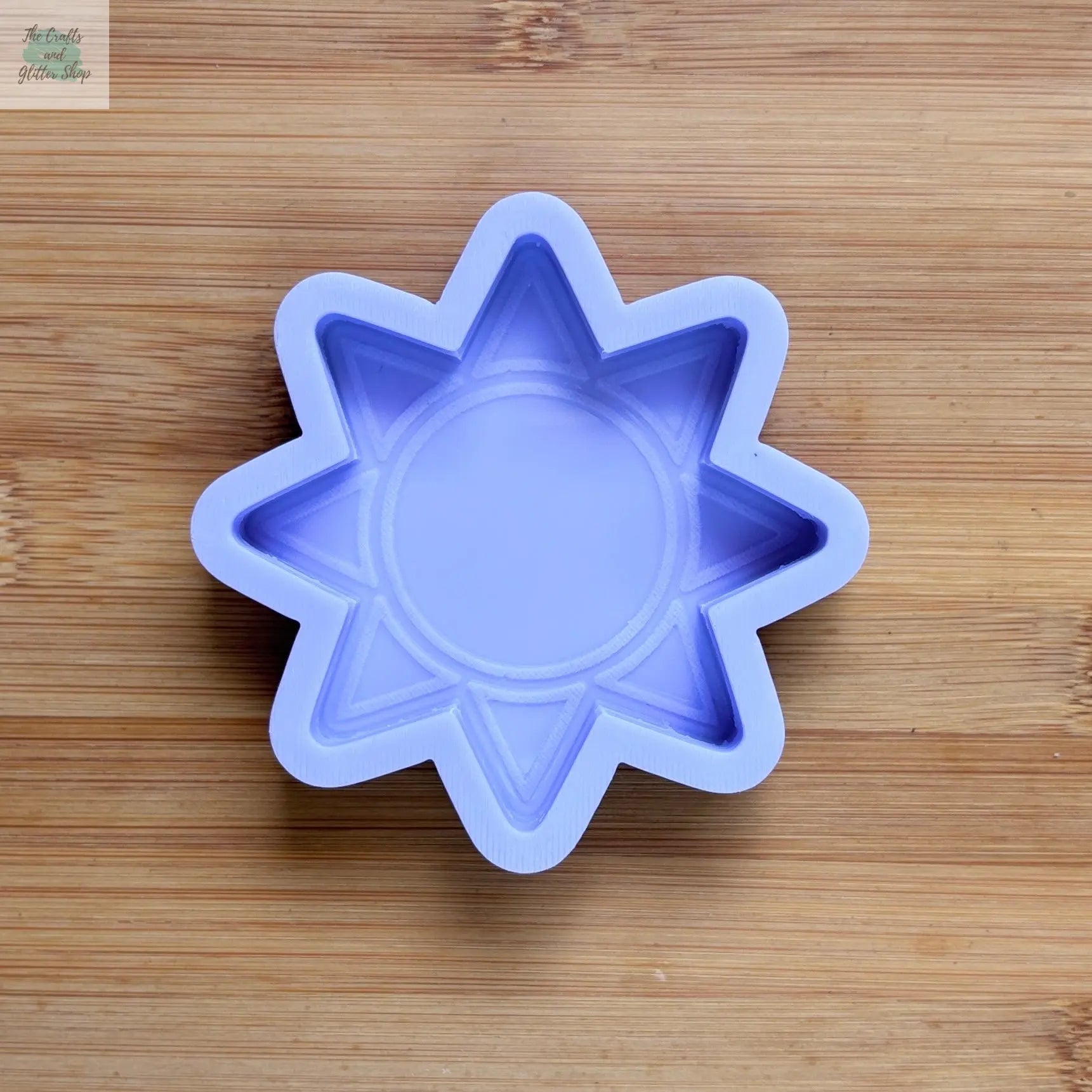 3 inch Sun Silicone Mold - The Crafts and Glitter Shop