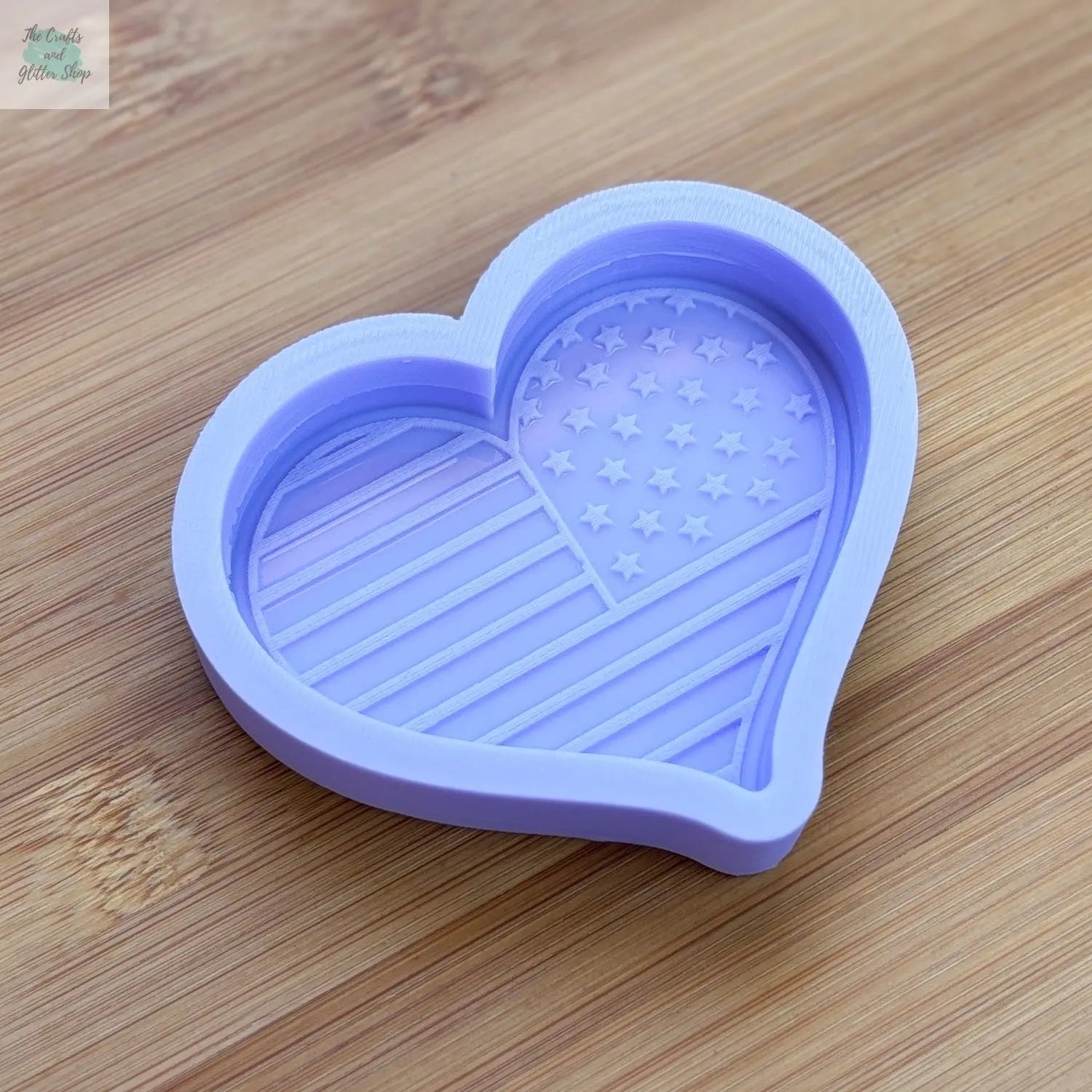 3 inch USA Flag Silicone Mold - The Crafts and Glitter Shop