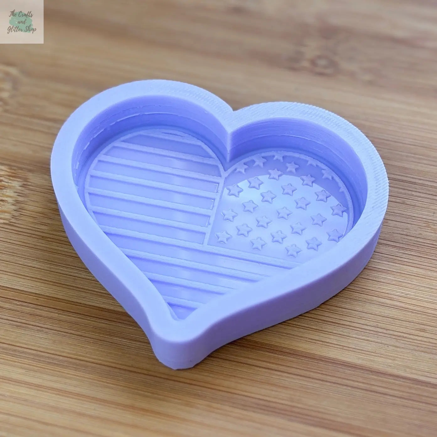3 inch USA Flag Silicone Mold - The Crafts and Glitter Shop