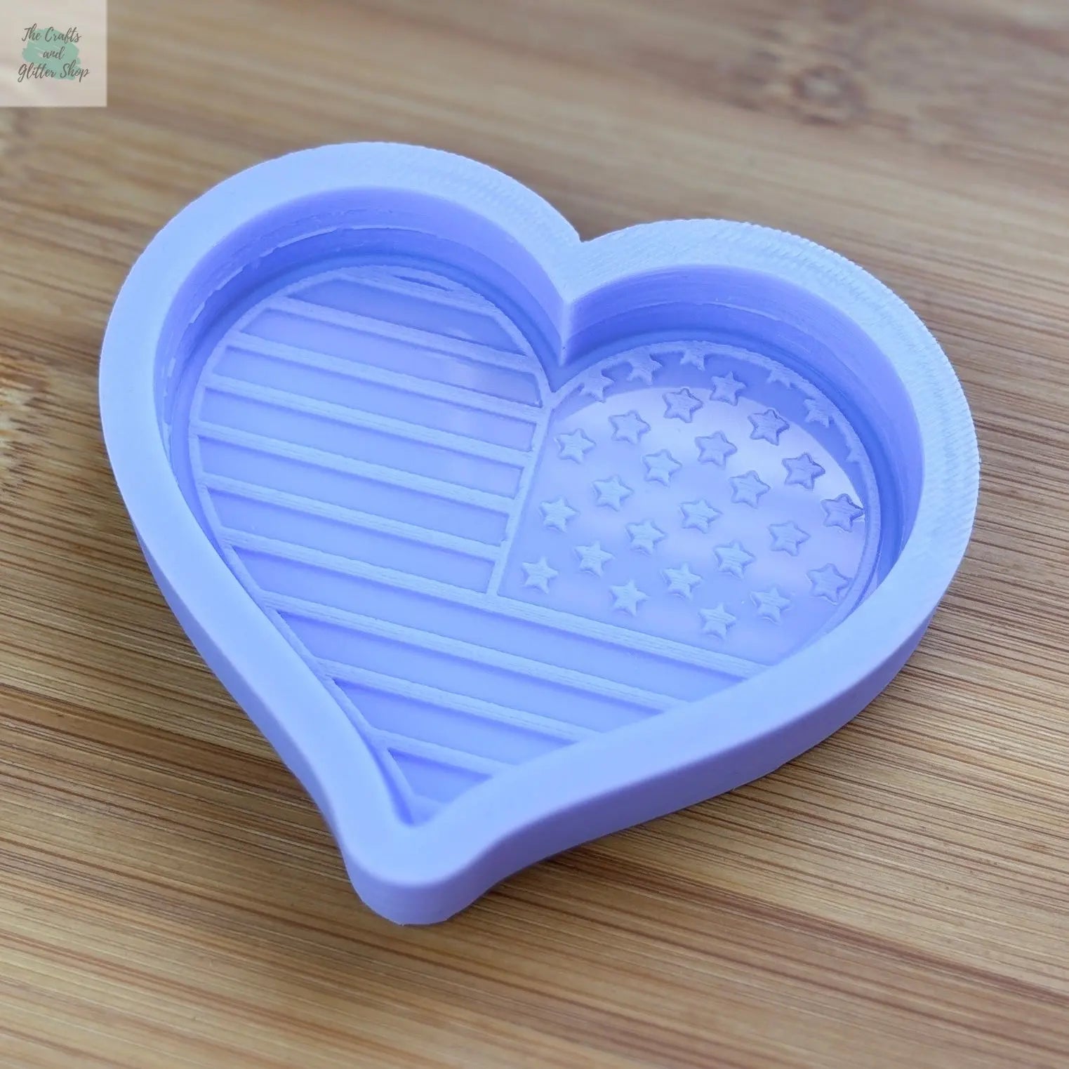 3 inch USA Flag Silicone Mold - The Crafts and Glitter Shop