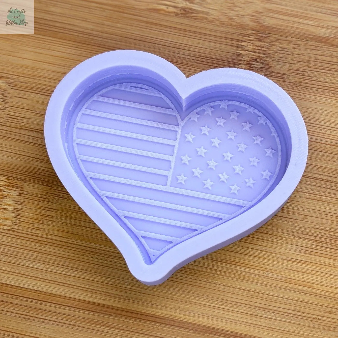 3 inch USA Flag Silicone Mold - The Crafts and Glitter Shop