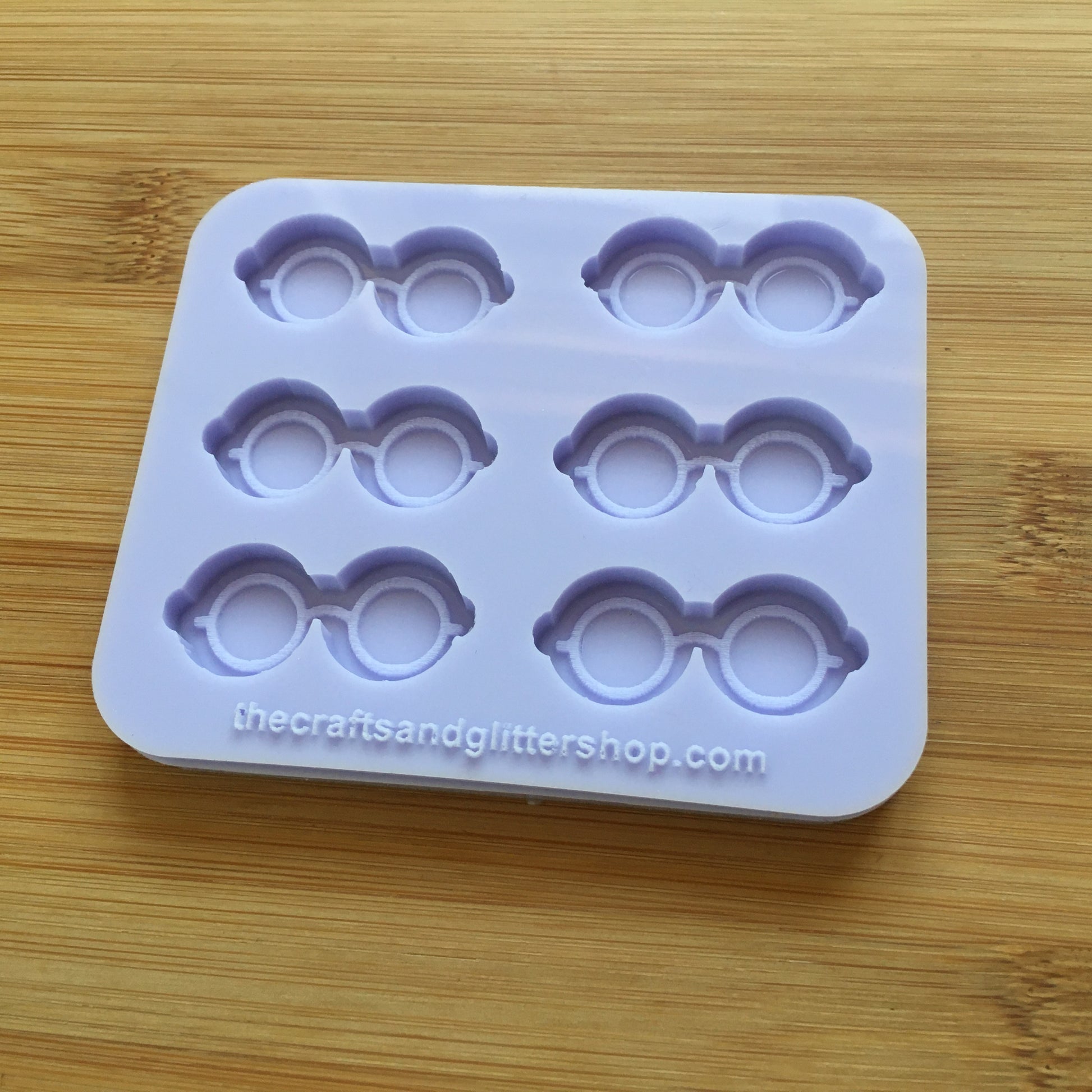 34mm Nerdy Glasses Silicone Mold