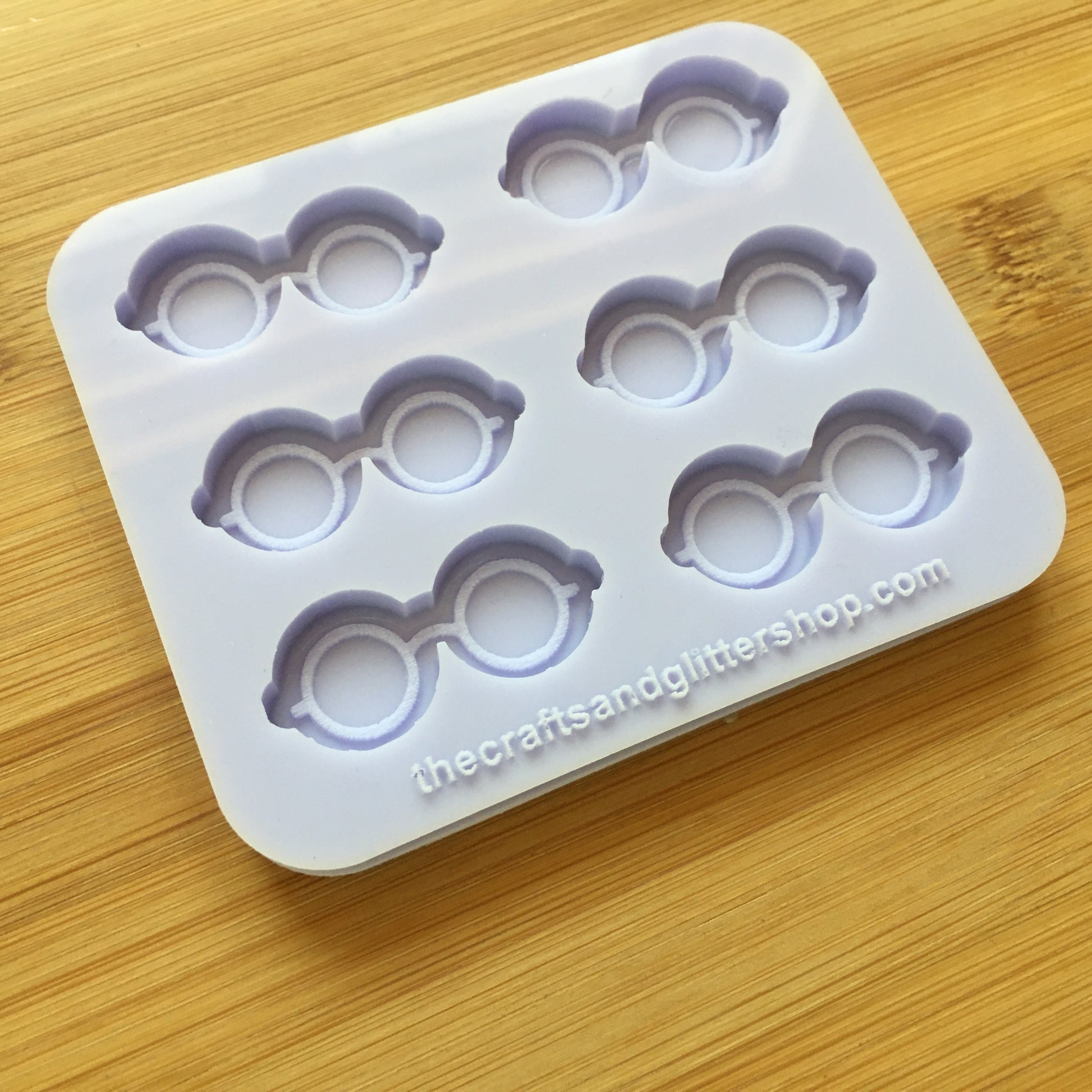 34mm Nerdy Glasses Silicone Mold