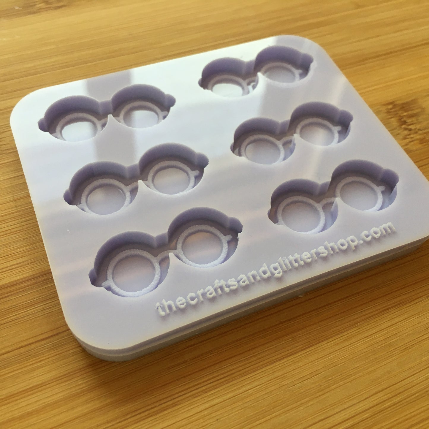34mm Nerdy Glasses Silicone Mold