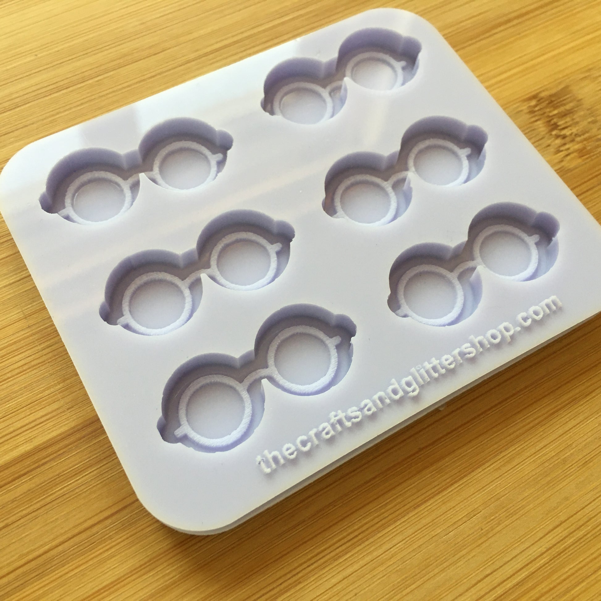 34mm Nerdy Glasses Silicone Mold