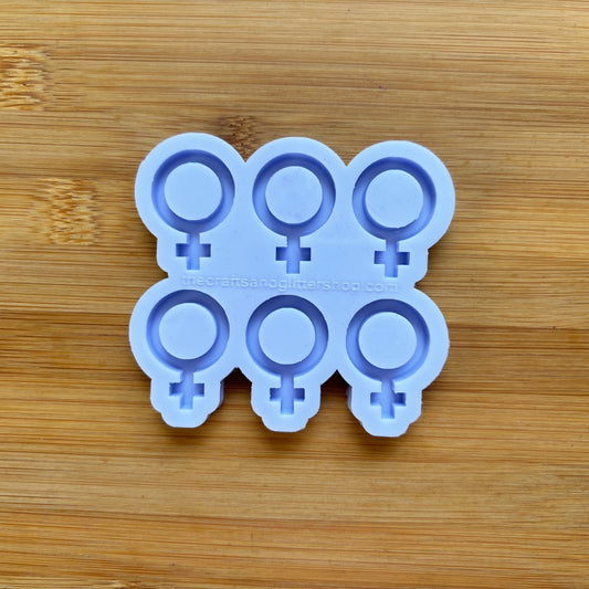3cm Female Symbol Silicone Mold - The Crafts and Glitter Shop