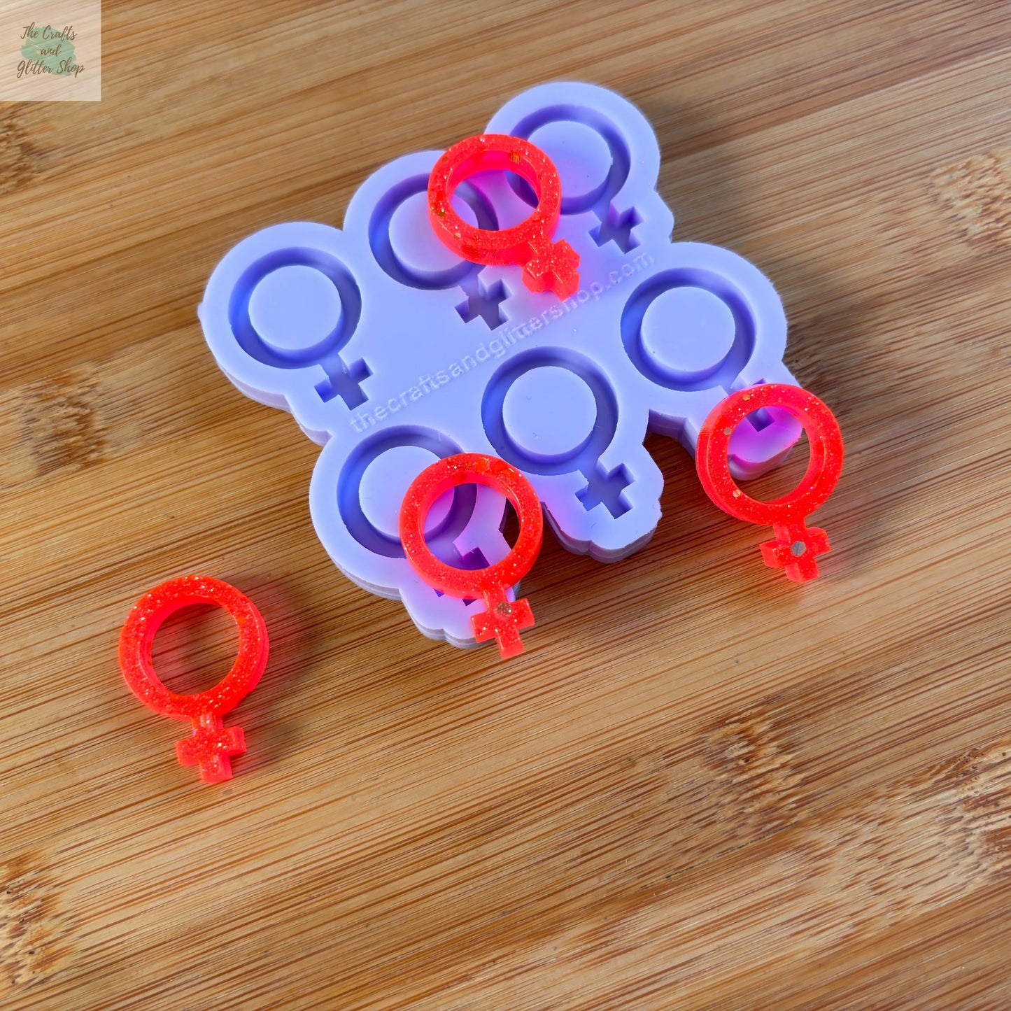 3cm Female Symbol Silicone Mold - The Crafts and Glitter Shop