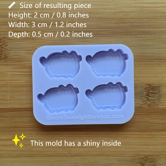 3cm Pusheen Silicone Mold