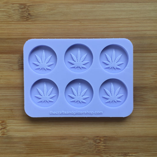 3cm Weed Badge Silicone Mold