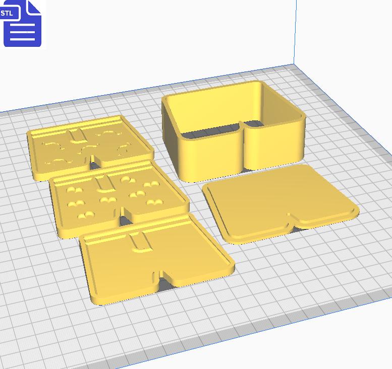 3in1 3pc Boxer Shorts Bath Bomb Mold STL File