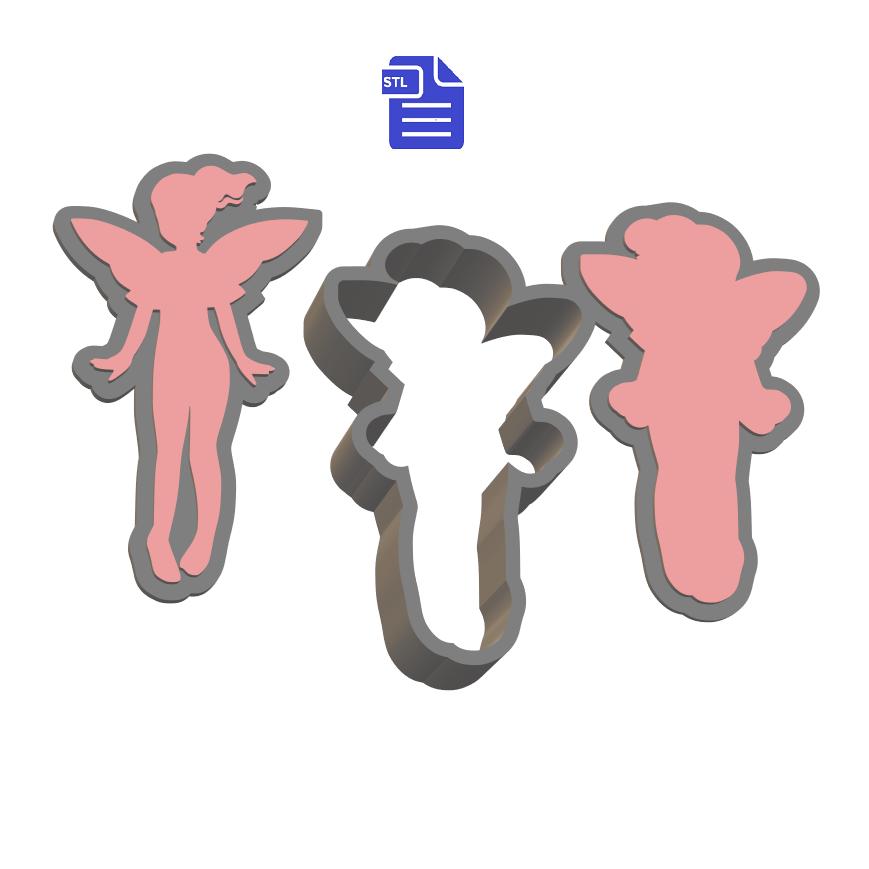 3pc Fairy Bath Bomb Mold STL File