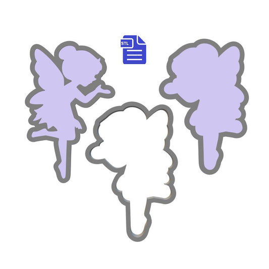 3pc Fairy Bath Bomb Mold STL File