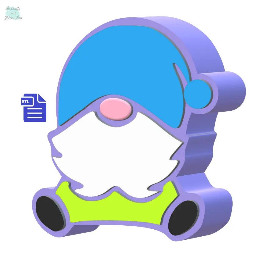 3pc Gnome Bath Bomb Mold STL File