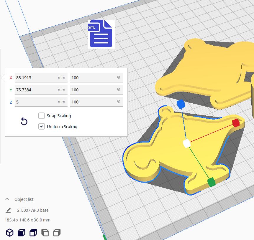 3pc Magic Lamp Bath Bomb Mold STL File