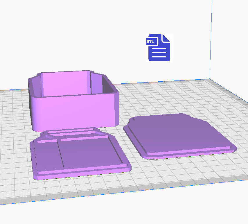 3pc Milk Carton Bath Bomb Mold STL File