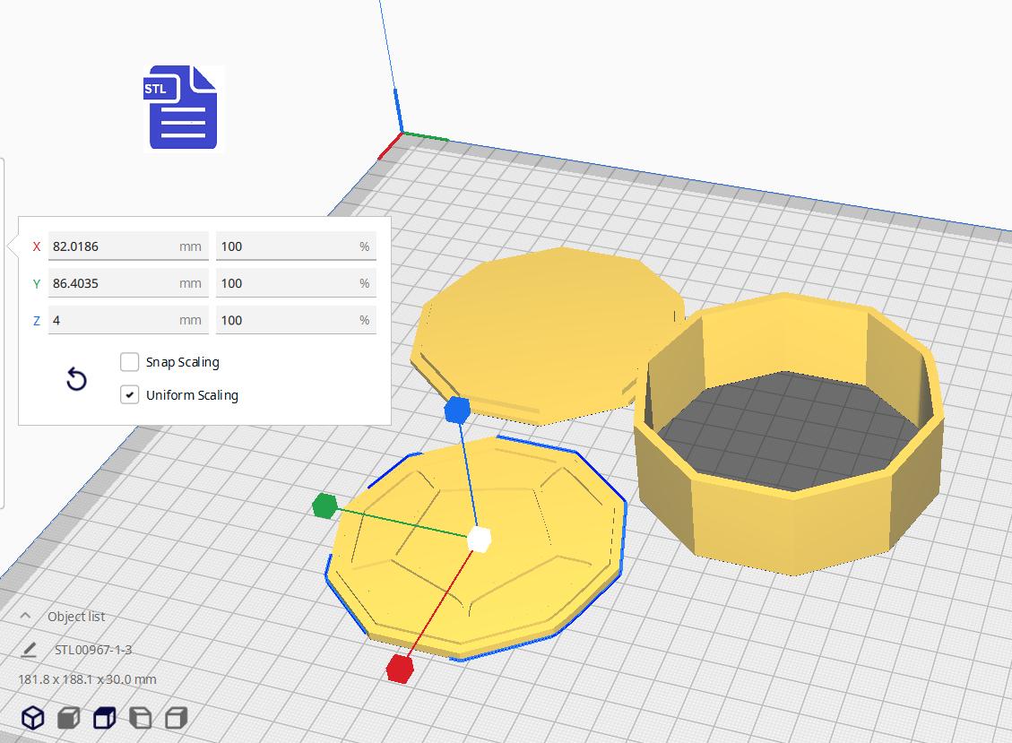 3pc Polyhedral Dice Set Bath Bomb Mold STL File