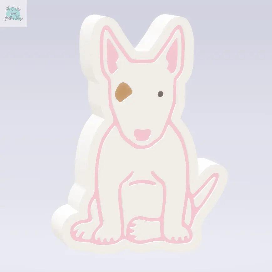 3pc Sitting Bull Terrier Bath Bomb Mold STL File