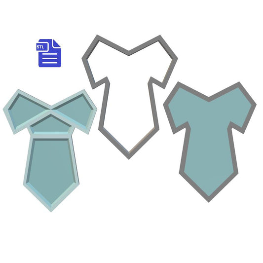 3pc Tie Bath Bomb Mold STL File