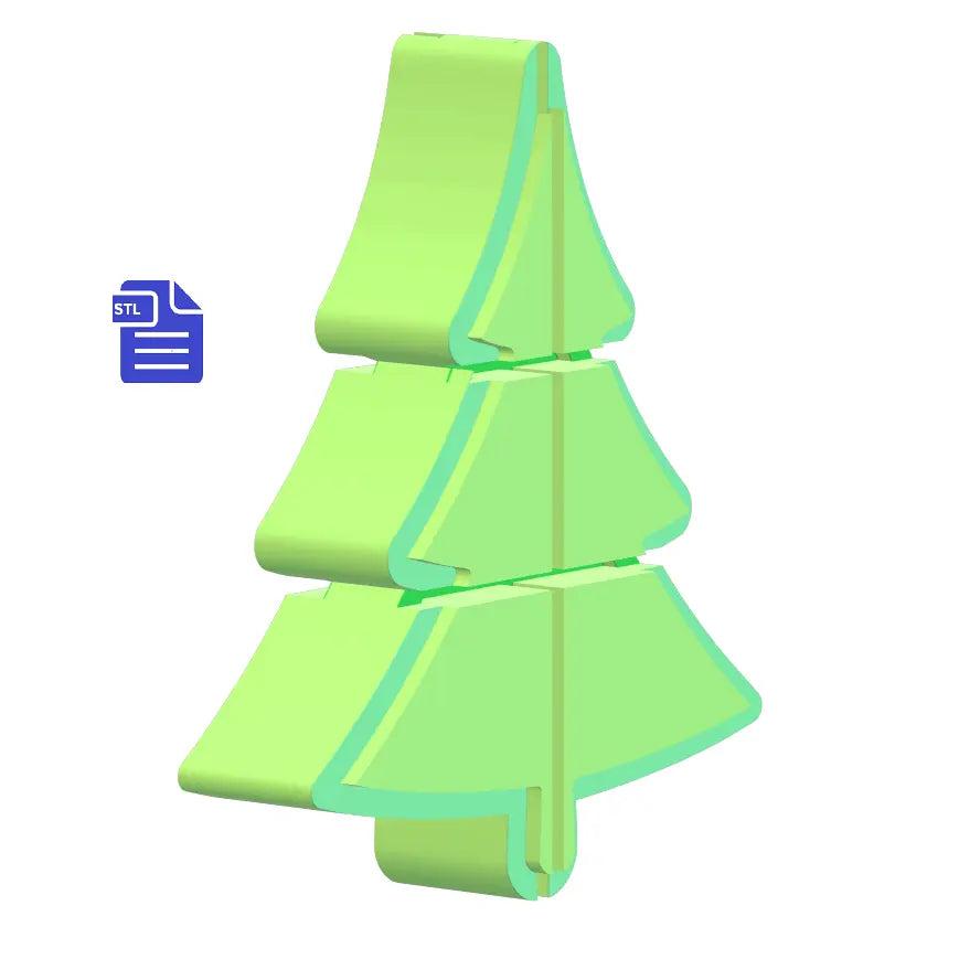 3pc Tree Snap Bar Mold STL File - for 3D printing - FILE ONLY - 3 piece mold for bath bombs and shower steamers snap bars