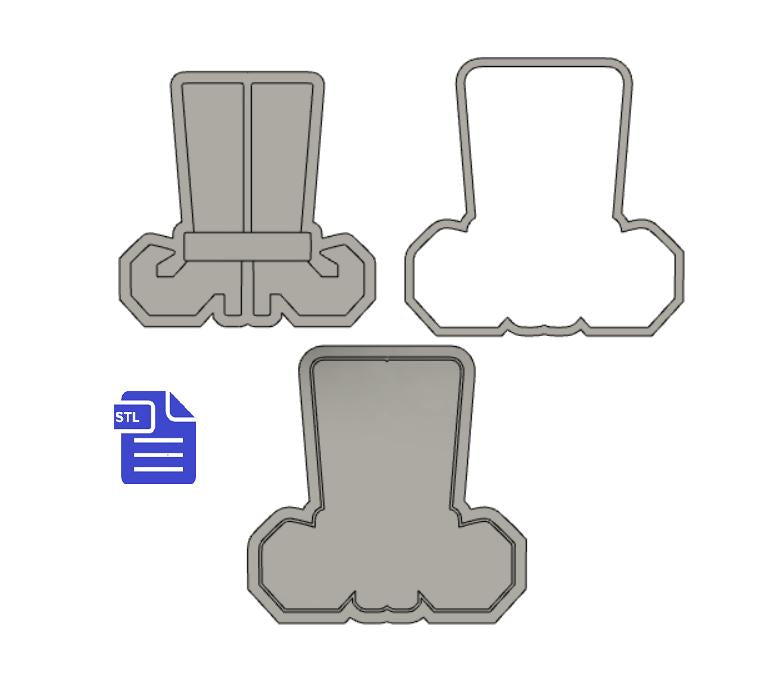 3pc Witchy Legs Bath Bomb Mold STL File