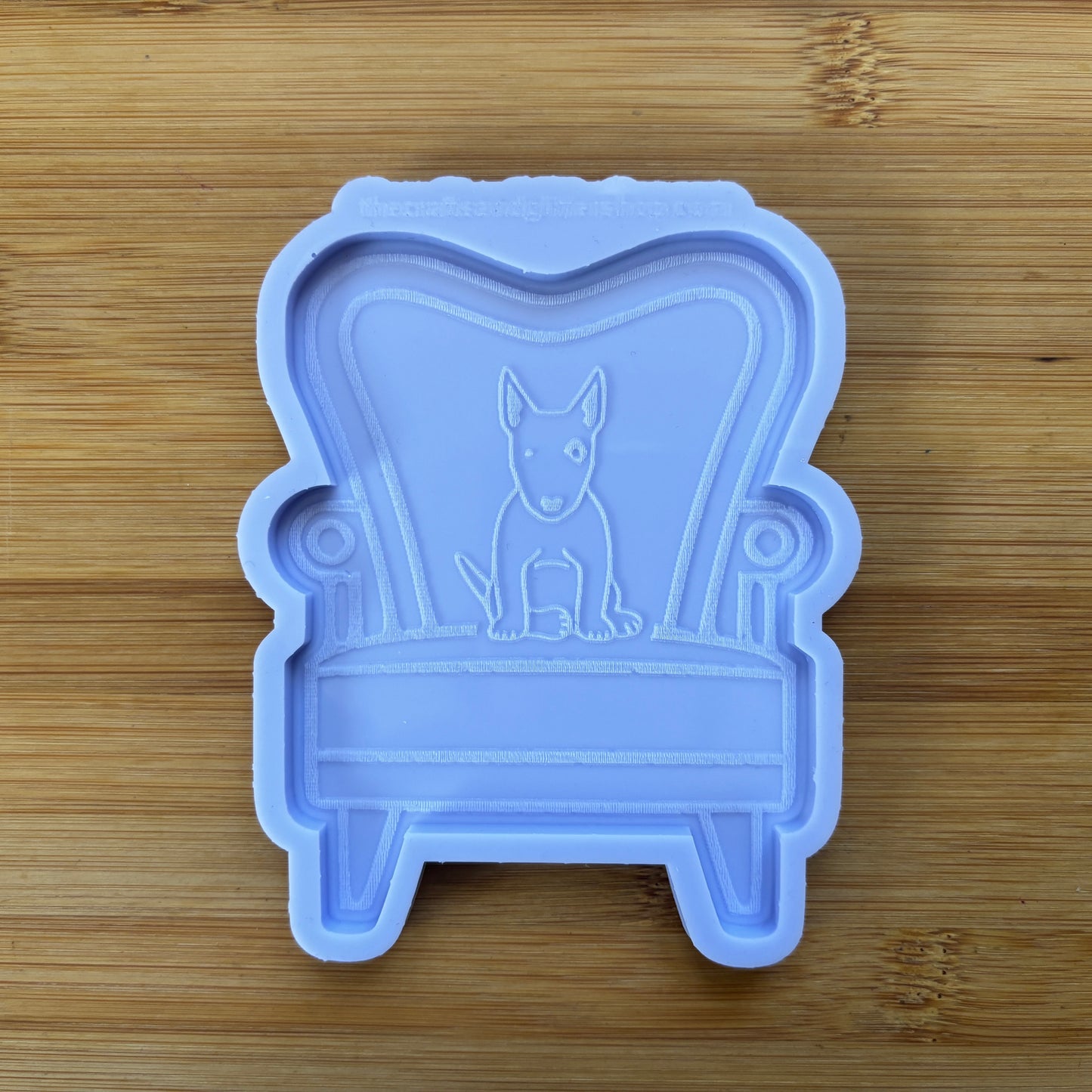 4" Bull Terrier Armchair Silicone Mold