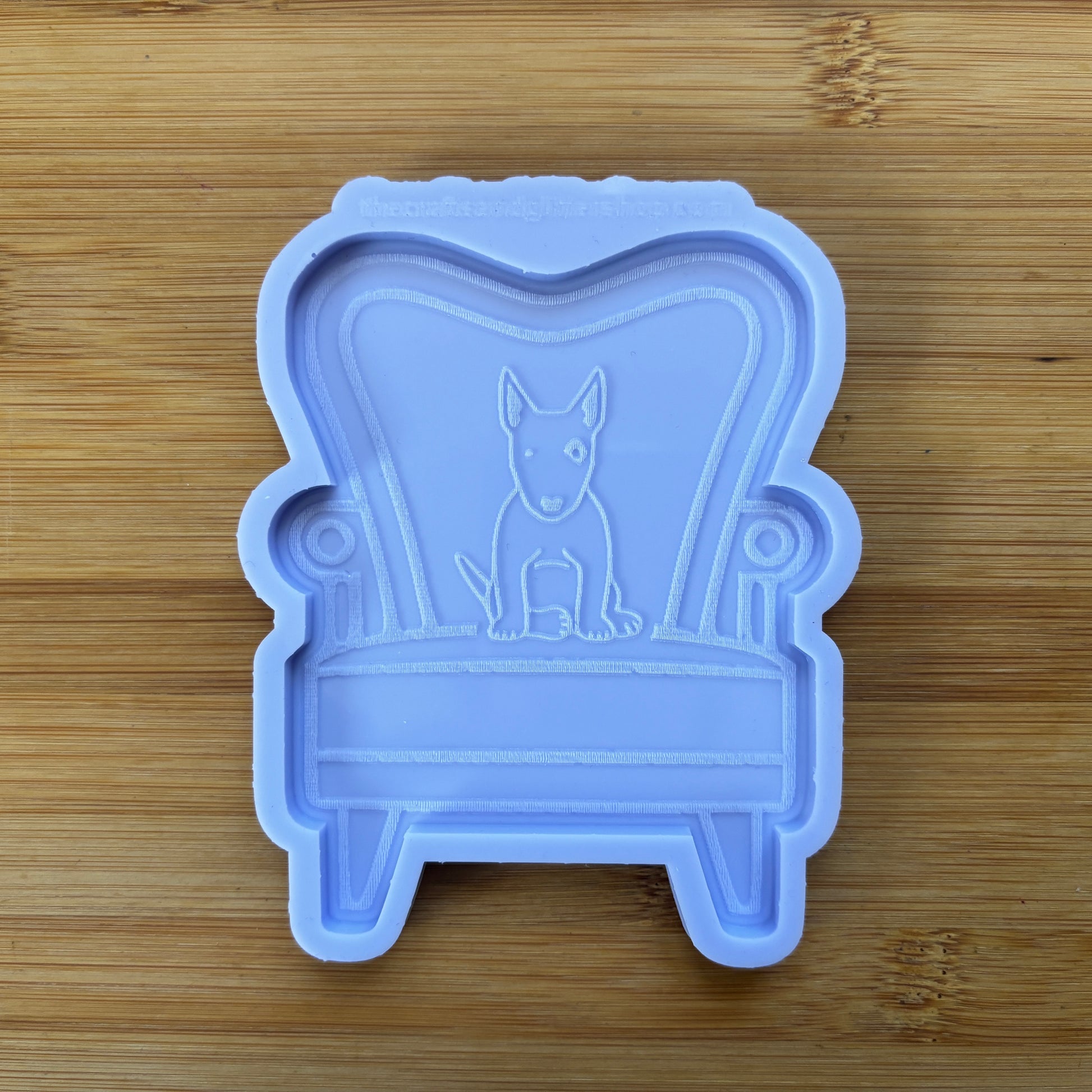 4" Bull Terrier Armchair Silicone Mold