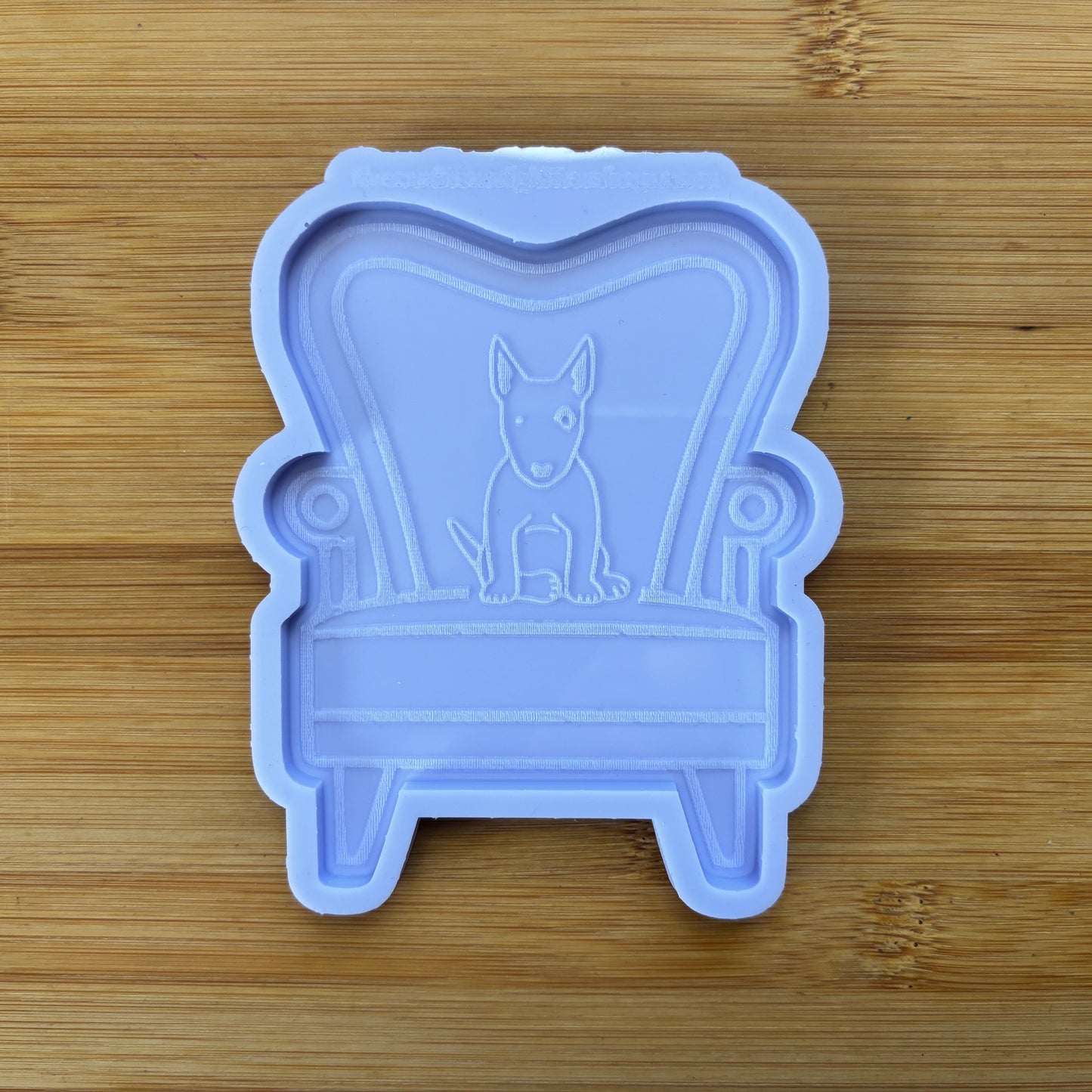 4" Bull Terrier Armchair Silicone Mold
