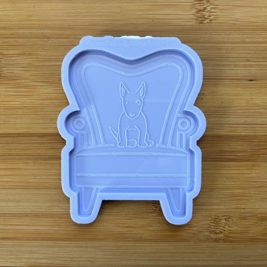 4" Bull Terrier Armchair Silicone Mold