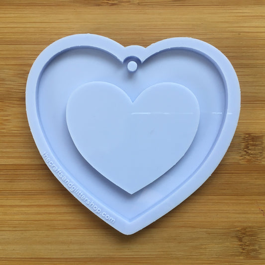 4" Heart Silicone Mold