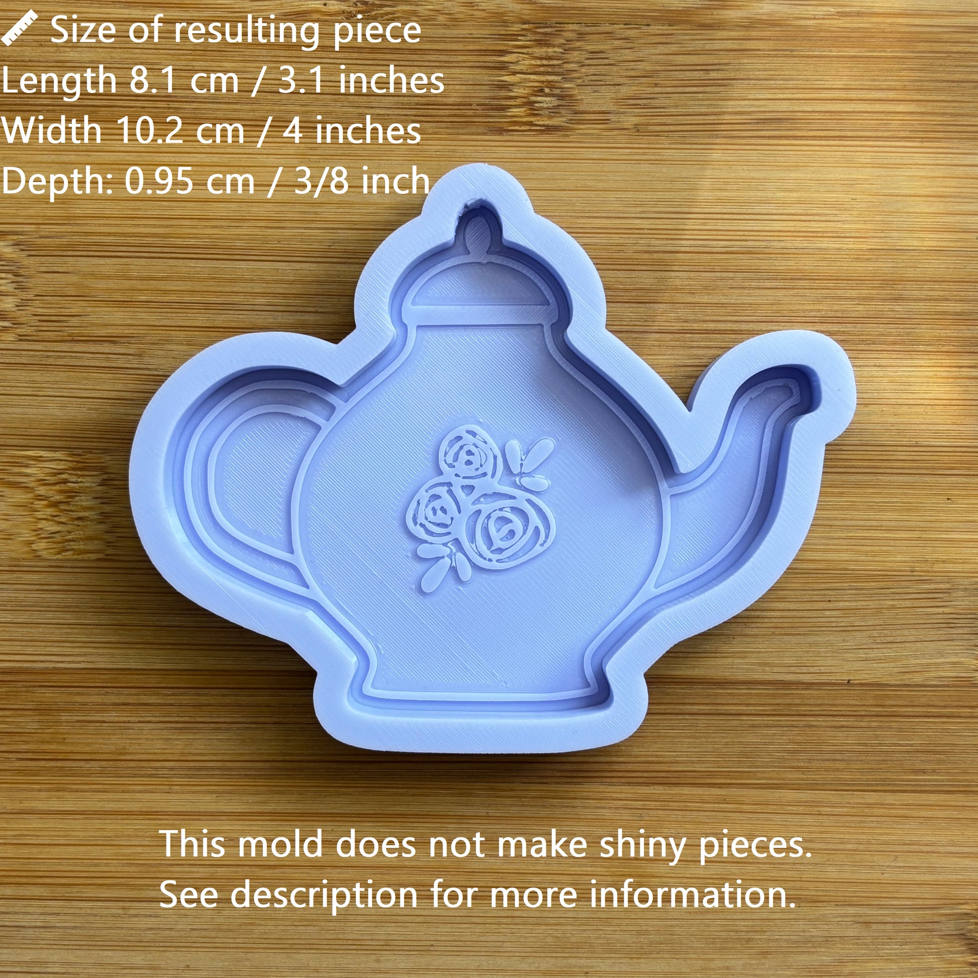 4" Teapot Silicone Mold