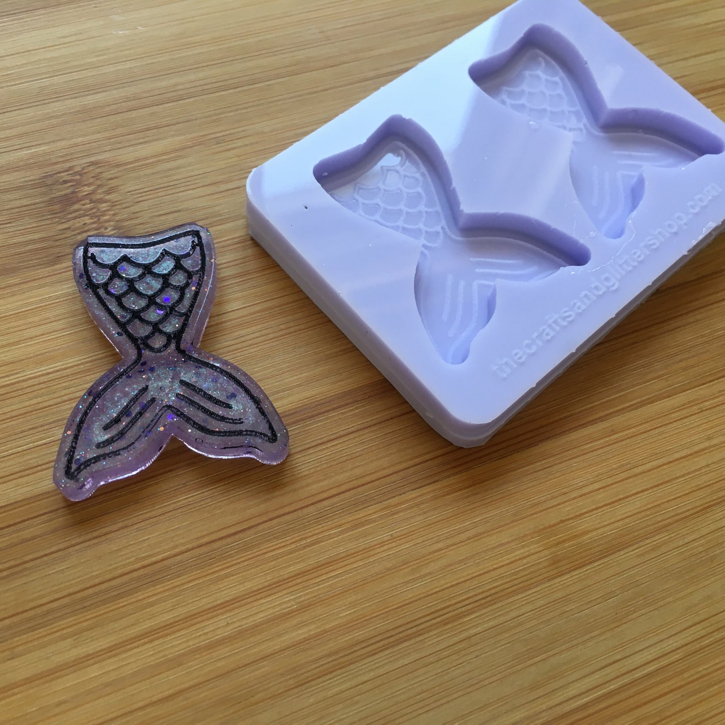 4 cm Mermaid Tail Silicone Mold