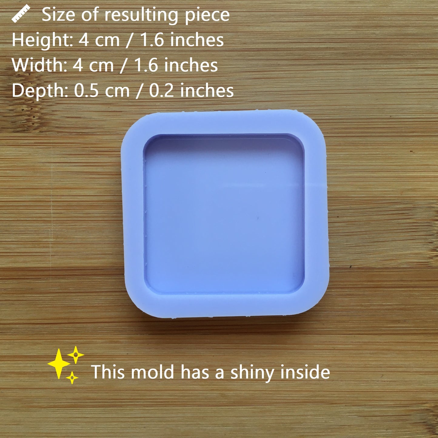 4 cm Square Silicone Mold