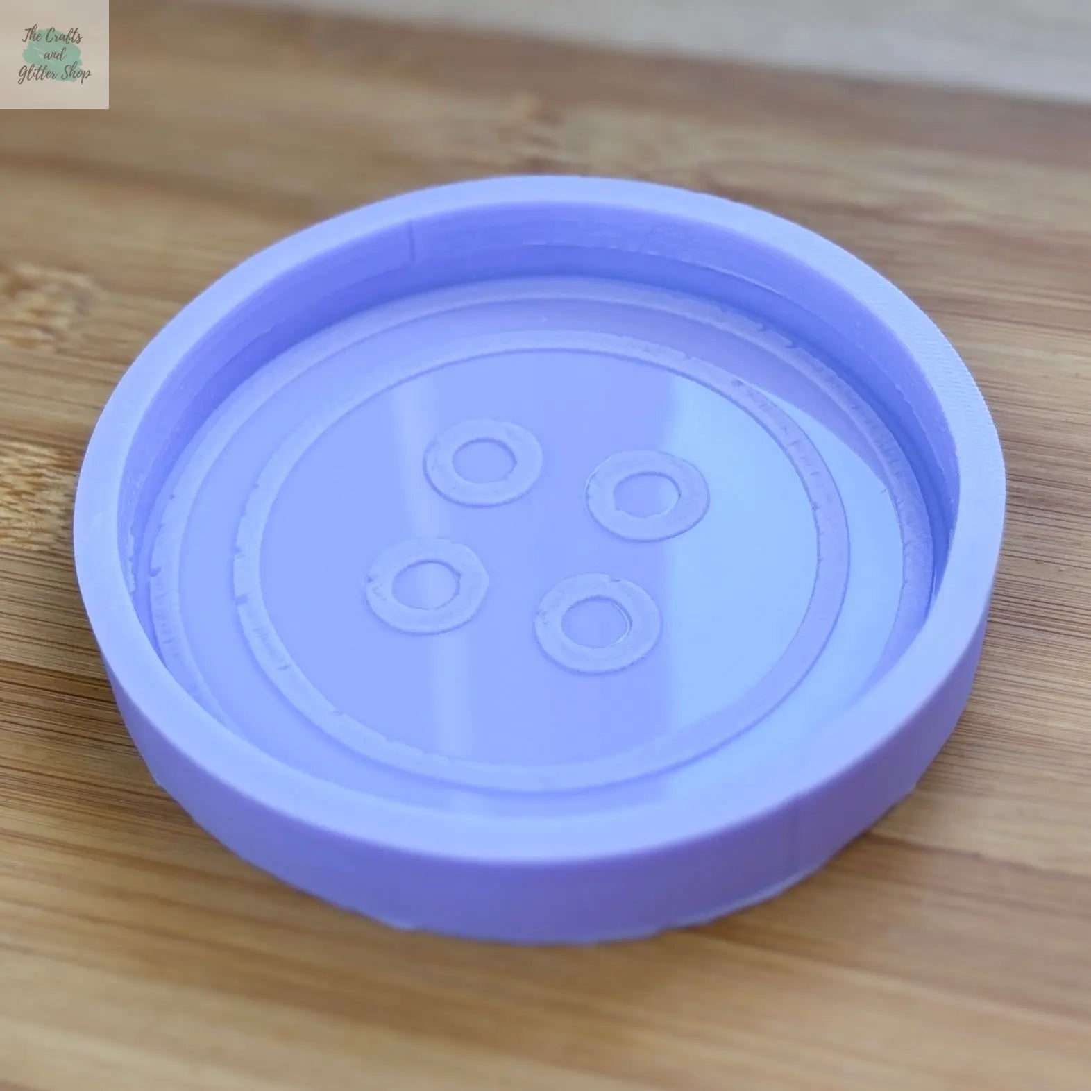 4 inch Button Silicone Mold - The Crafts and Glitter Shop