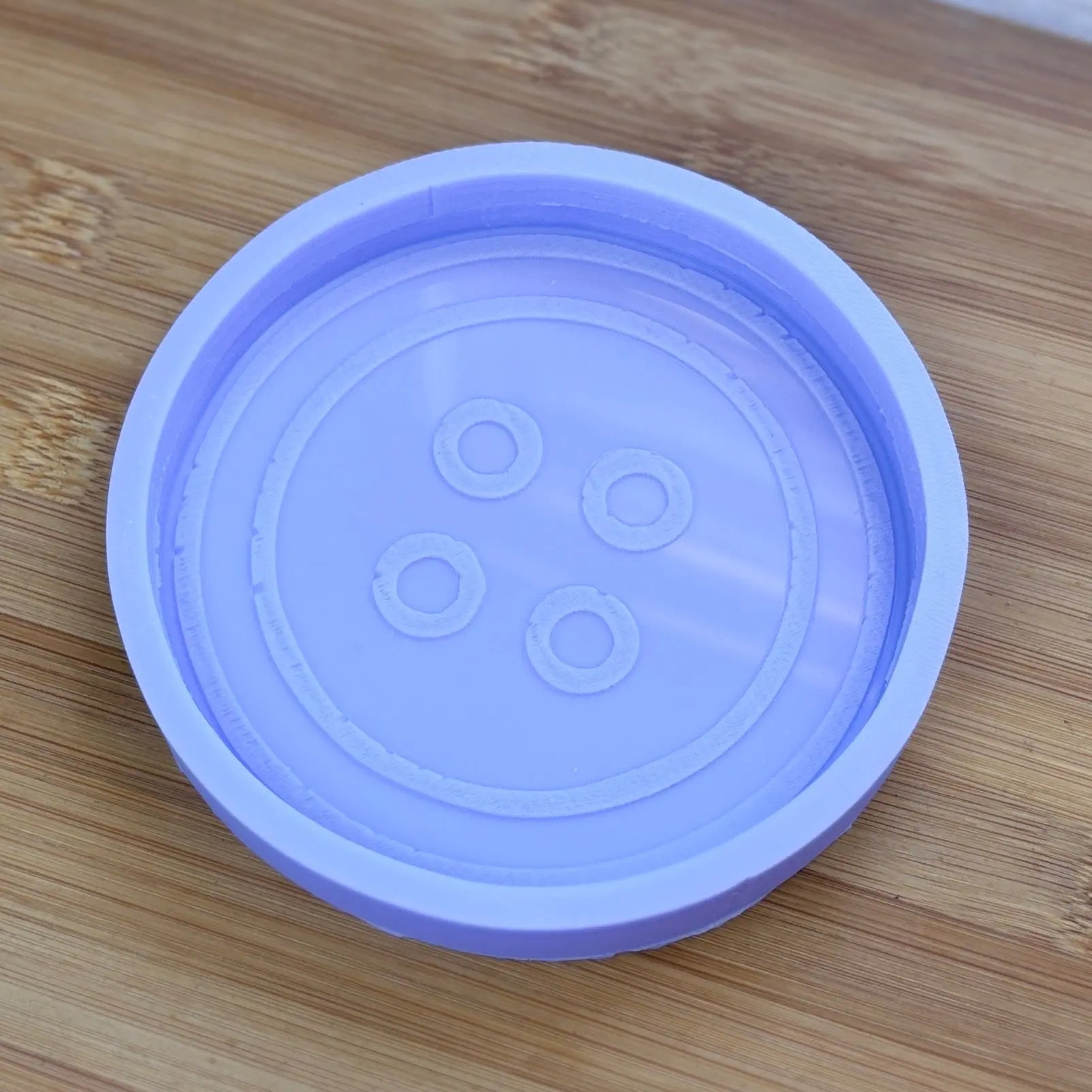 4 inch Button Silicone Mold - The Crafts and Glitter Shop