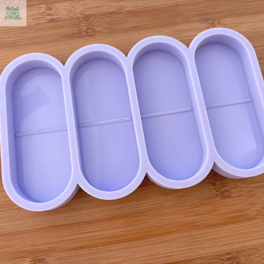 4 inch Capsule Silicone Mold - The Crafts and Glitter Shop