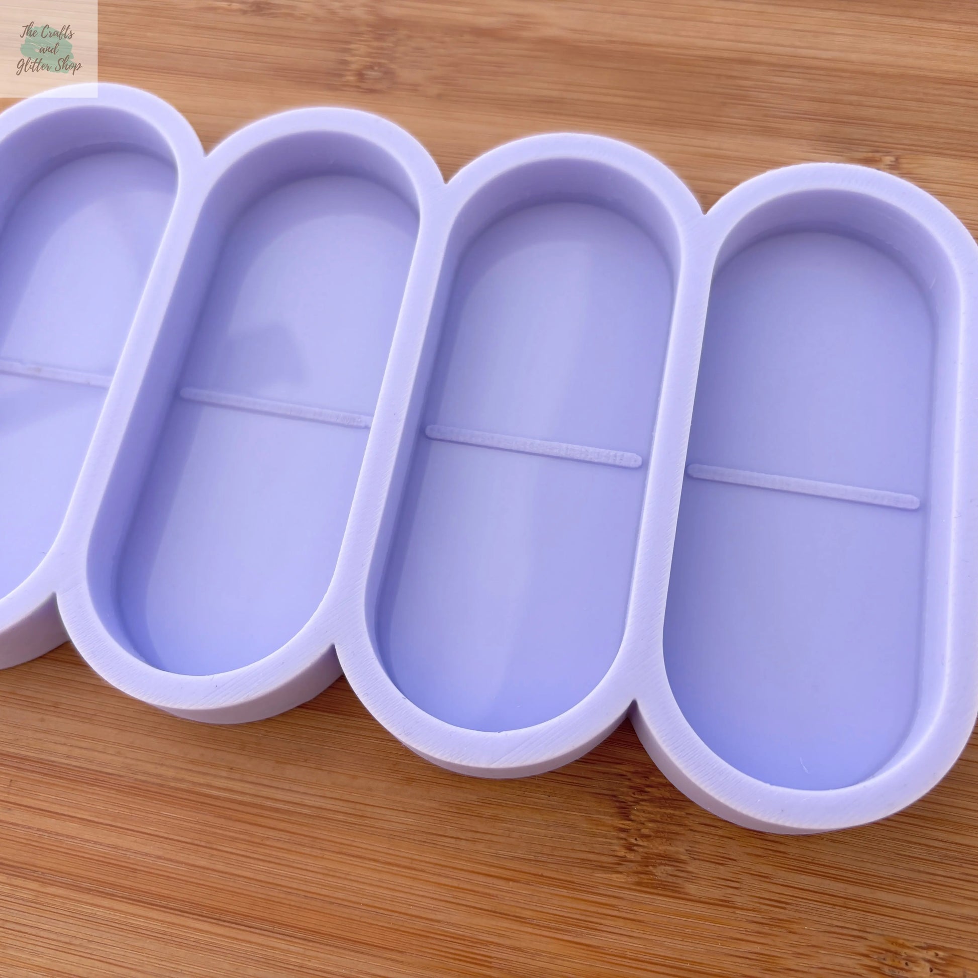 4 inch Capsule Silicone Mold - The Crafts and Glitter Shop