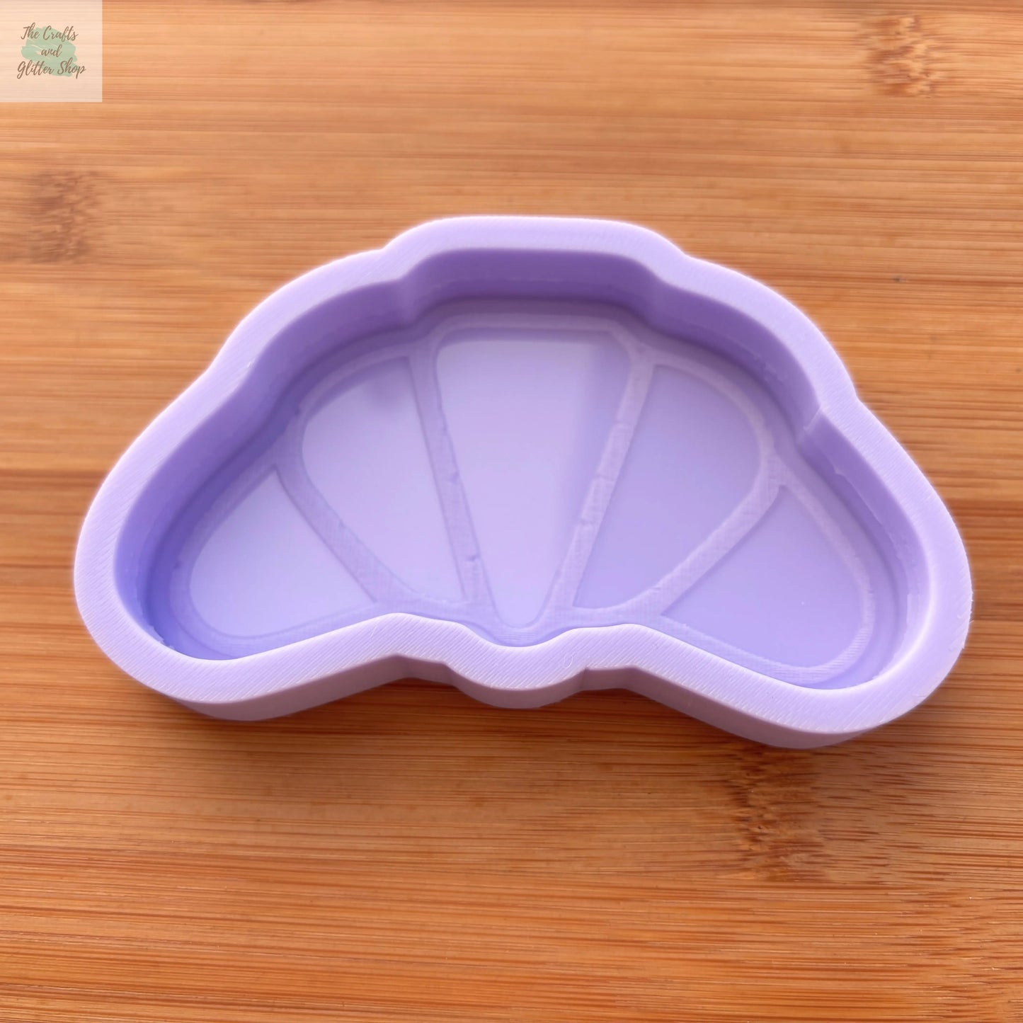 4 inch Croissant Silicone Mold - The Crafts and Glitter Shop