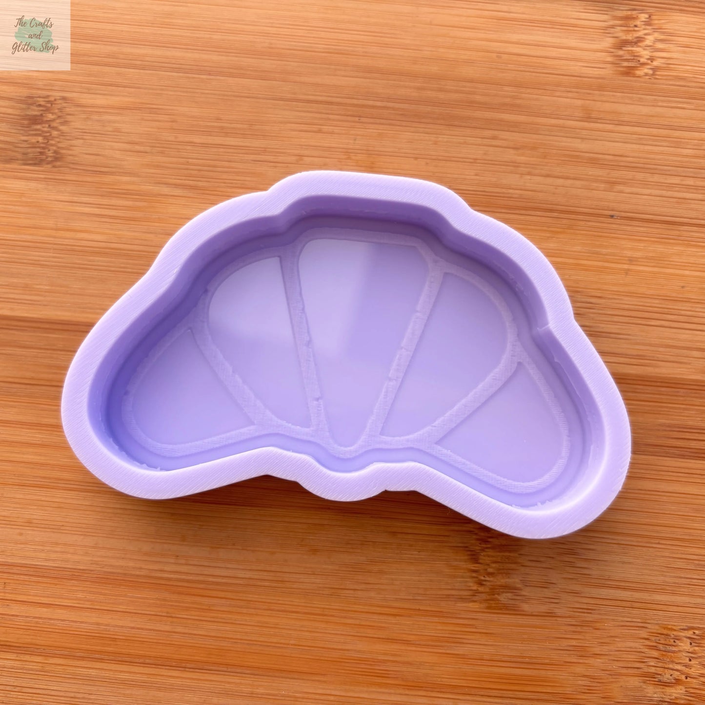 4 inch Croissant Silicone Mold - The Crafts and Glitter Shop
