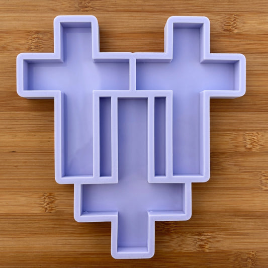 5 inch Cross Silicone Mold - The Crafts and Glitter Shop