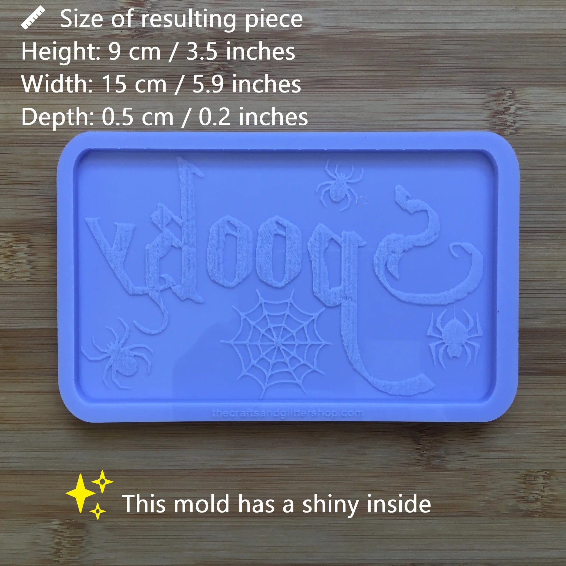 5.9 inch Spooky Silicone Mold The Crafts and Glitter Shop