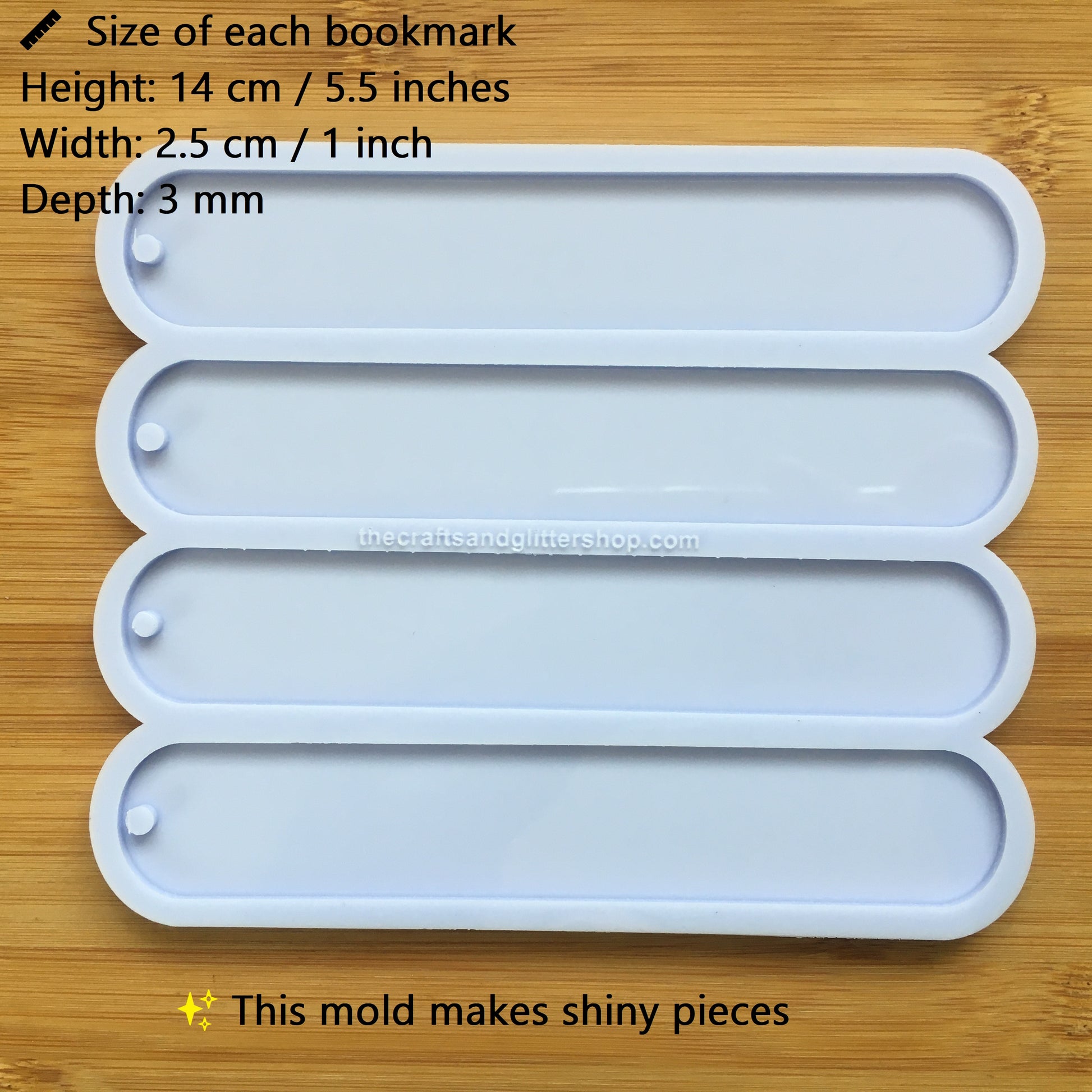 5.5" Bookmark Silicone Mold