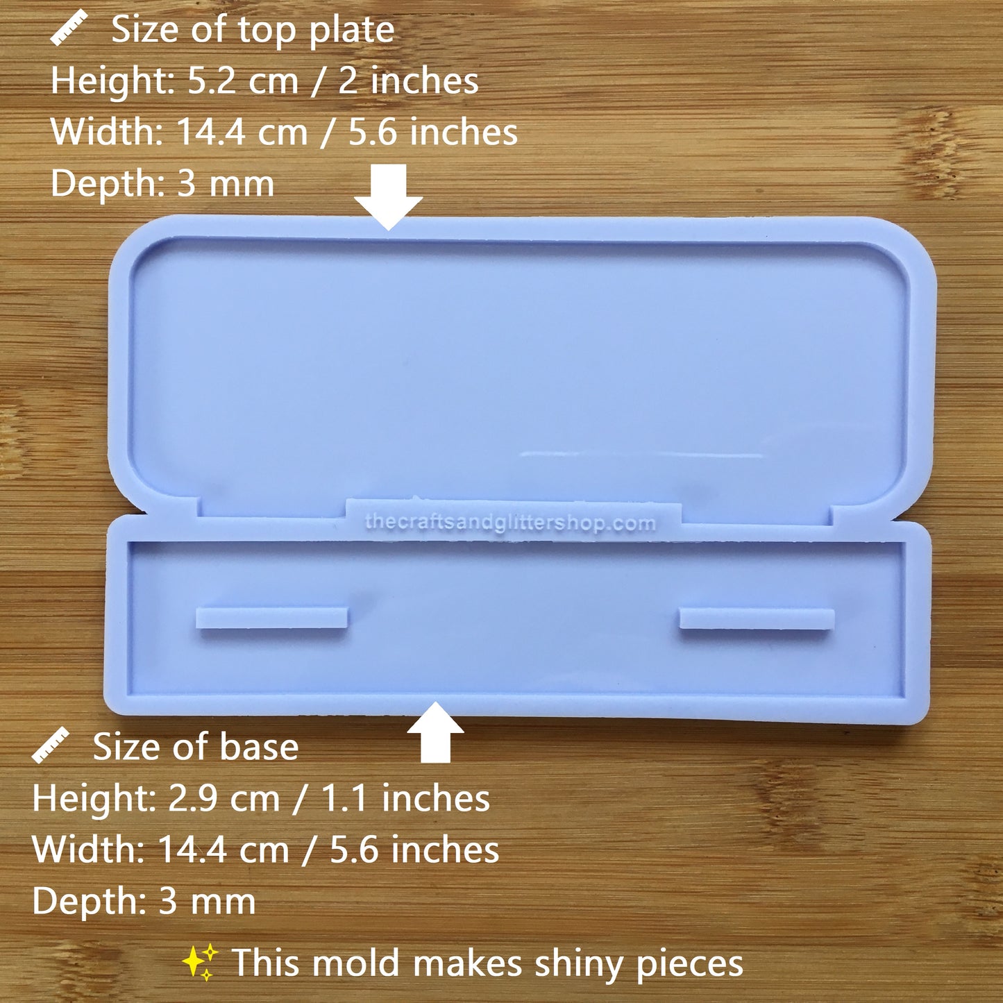 5.6" Name Plate Silicone Mold