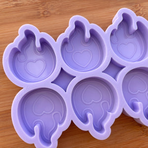 2 inch Flame Silicone Mold