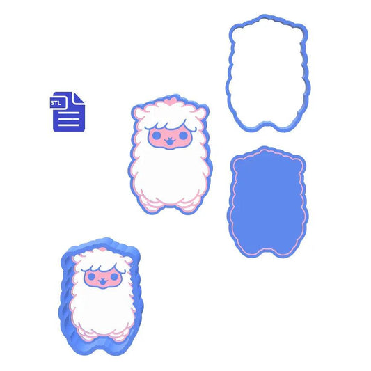 Alpaca Bath Bomb Mold STL File